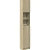 Vidaxl Armoire de salle de bain Chêne sonoma 32x25,5x190 cm Aggloméré