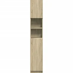 Vidaxl Armoire de salle de bain Chêne sonoma 32x25,5x190 cm Aggloméré