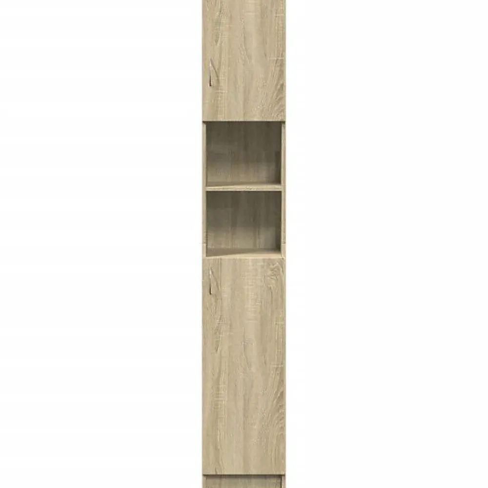 Vidaxl Armoire de salle de bain Chêne sonoma 32x25,5x190 cm Aggloméré