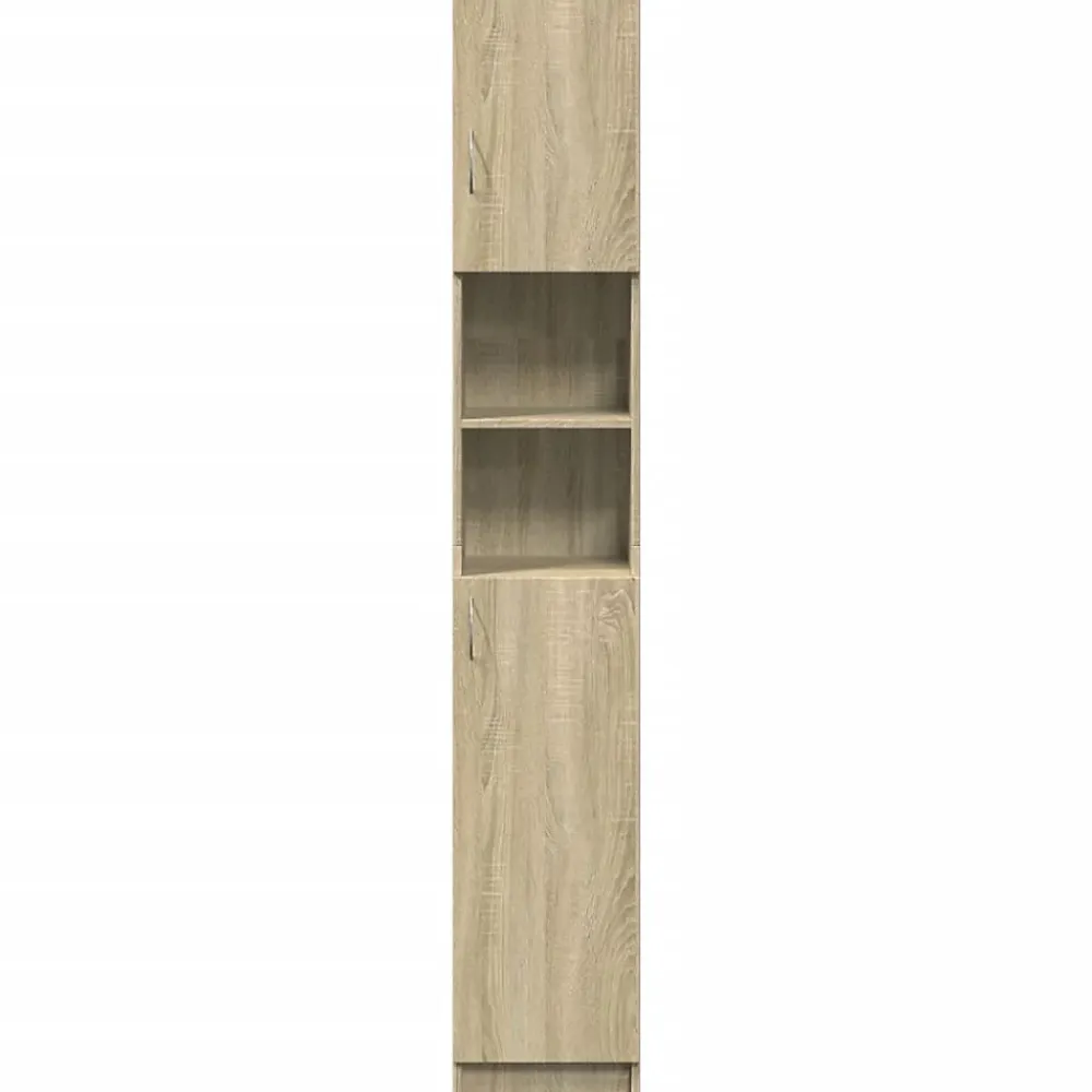 Vidaxl Armoire de salle de bain Chêne sonoma 32x25,5x190 cm Aggloméré