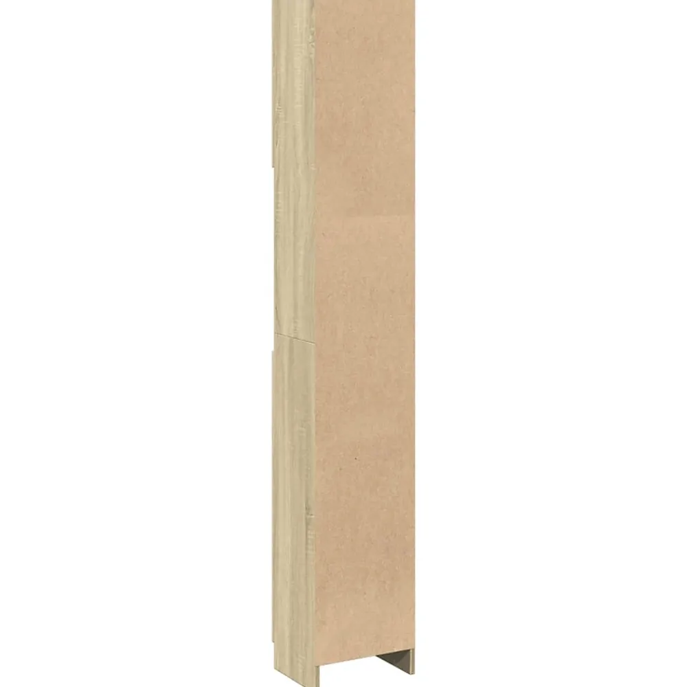 Vidaxl Armoire de salle de bain Chêne sonoma 32x25,5x190 cm Aggloméré