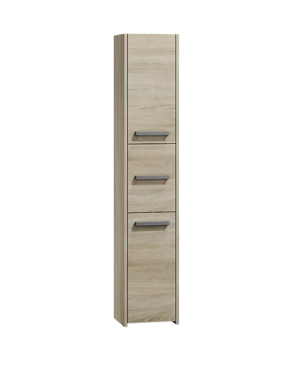 3xE Living Armoire de salle de bain, chêne sonoma, 170 x 30 x 30 cm