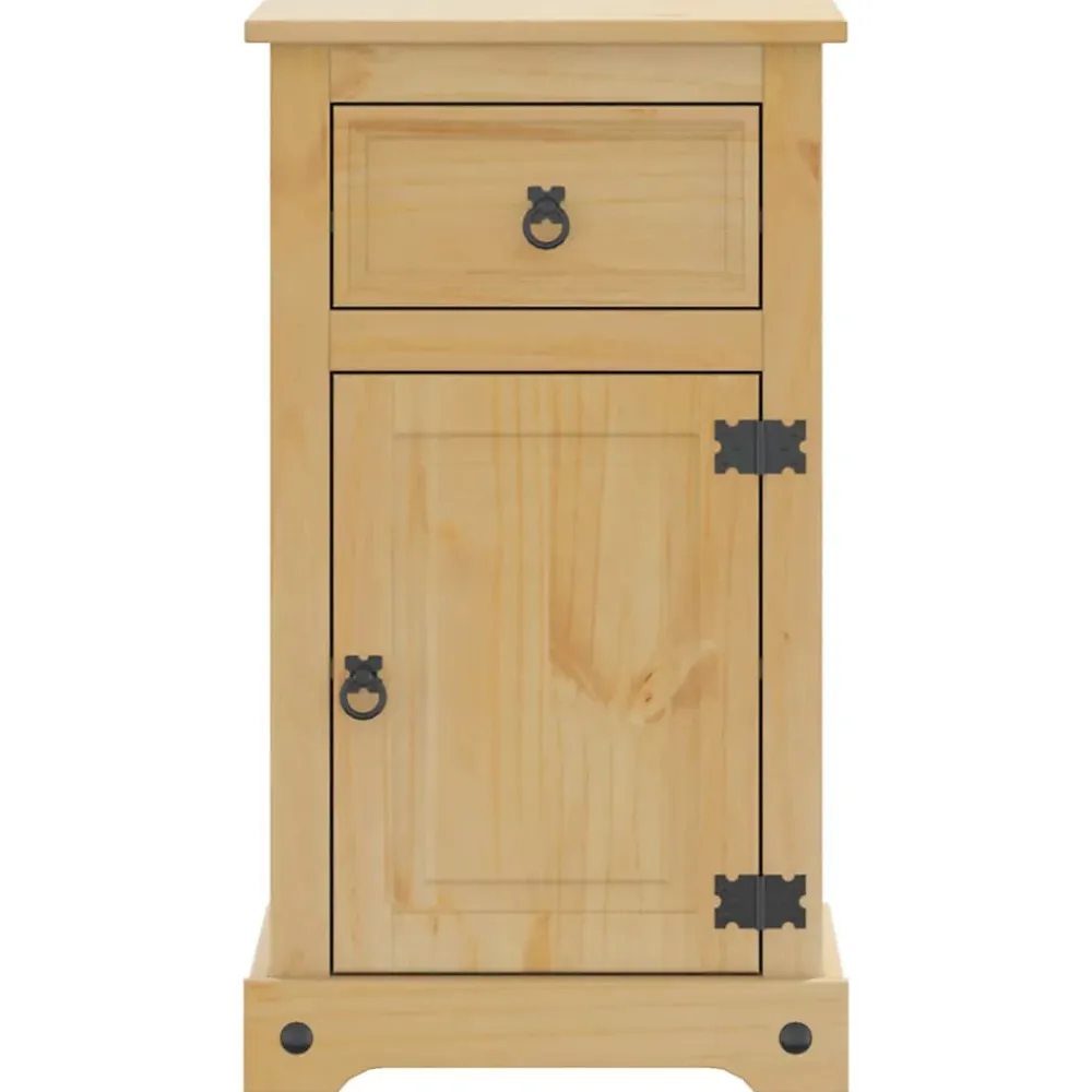 Vidaxl Armoire de salle de bain Corona 45x33x80 cm bois de pin massif