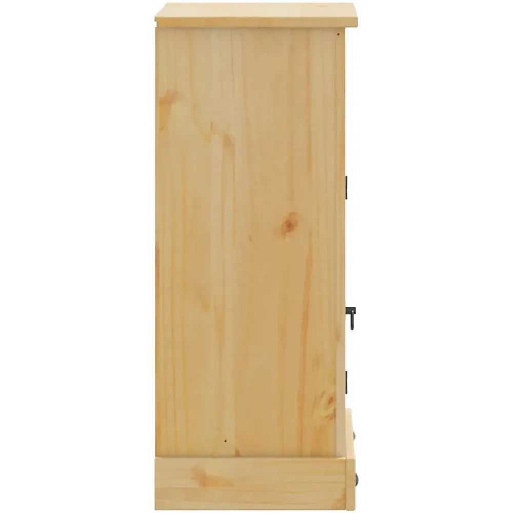 Vidaxl Armoire de salle de bain Corona 45x33x80 cm bois de pin massif