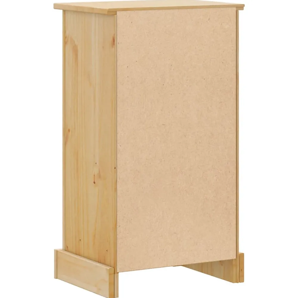 Vidaxl Armoire de salle de bain Corona 45x33x80 cm bois de pin massif
