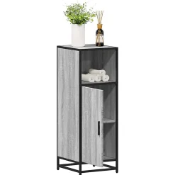 Meuble Wc|Vidaxl Armoire de salle de bain sonoma gris 35x37,5x100 cm