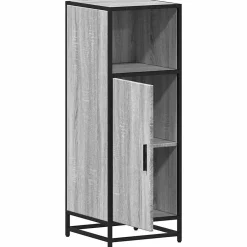 Meuble Wc|Vidaxl Armoire de salle de bain sonoma gris 35x37,5x100 cm