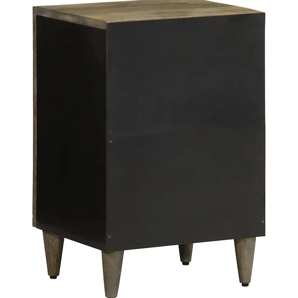 Vidaxl Armoire de salle de bain 38x33x58 cm bois massif de manguier
