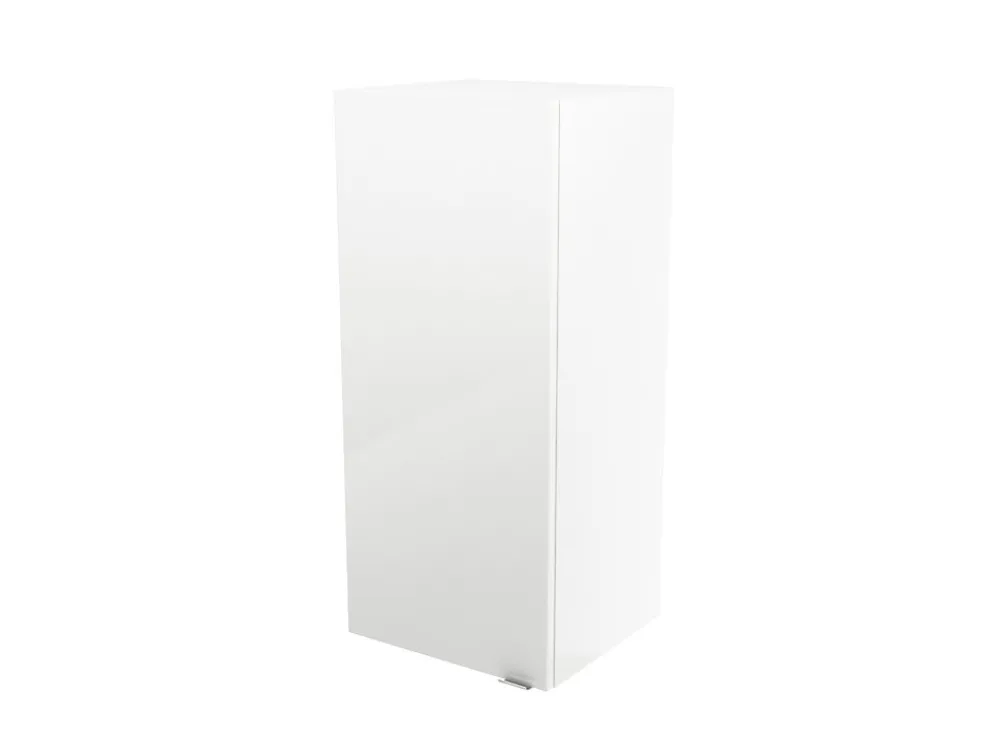 GoodHome Armoire de salle de bains blanc brillant l.40 x H.90 x P.36 cm, Imandra