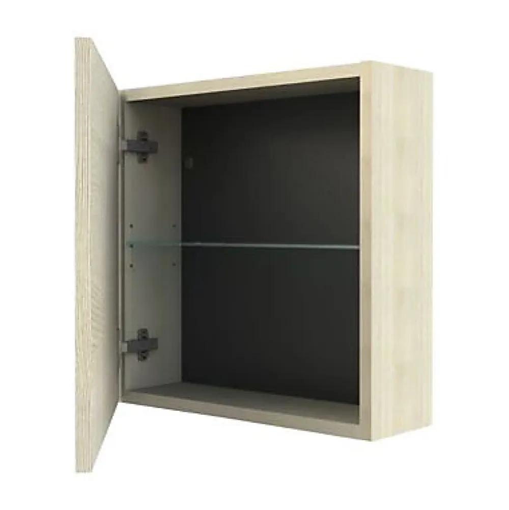 Cooke & Lewis Armoire de salle de bains effet chêne l.50 x H.50 x P.17 cm, Calao