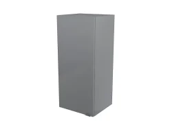 GoodHome Armoire de salle de bains gris brillant l.40 x H.90 x P.36 cm, Imandra