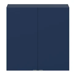 Armoire De Salle De Bains|Meuble Wc|GoodHome Armoire de salle de bains faible profondeur bleu nuit mat l.60 x H.60 x P.15 cm, Imandra