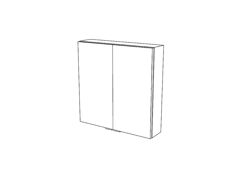 Meuble Wc|Armoire De Salle De Bains|GoodHome Armoire de salle de bains faible profondeur effet chêne l.60 x H.60 x P.15 cm, Imandra