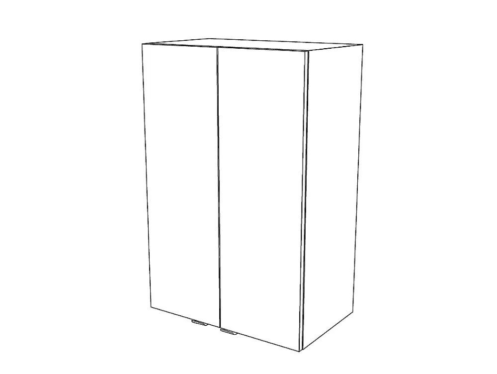 GoodHome Armoire de salle de bains effet chêne l.60 x H.90 x P.36 cm, Imandra