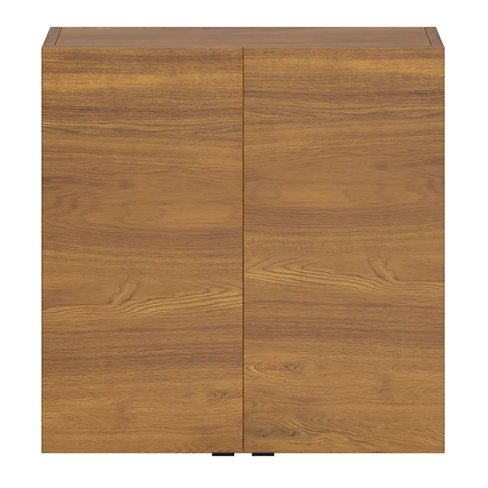Meuble Wc|GoodHome Armoire de salle de bains faible profondeur effet noyer l.60 x H.60 x P.15 cm, Imandra