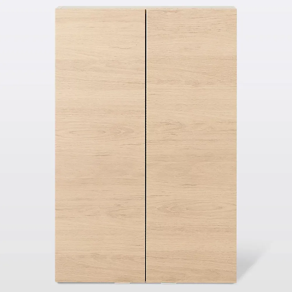 Meuble Wc|Armoire De Salle De Bains|GoodHome Armoire de salle de bains faible profondeur effet chêne l.60 x H.90 x P.15 cm, Imandra