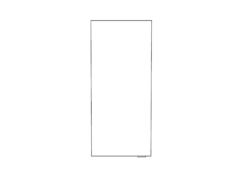 GoodHome Armoire de salle de bains faible profondeur effet chêne l.40 x H.90 x P.15 cm, Imandra