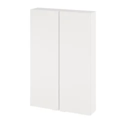 GoodHome Armoire de salle de bains faible profondeur blanc mat l.60 x H.90 x P.15 cm, Imandra