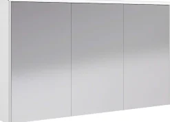 Armoire De Toilette|Decotec Armoire de salle de bains éclairante avec miroir Archi blanc mat 120 cm