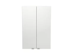 GoodHome Armoire de salle de bains blanc brillant l.60 x H.90 x P.36 cm, Imandra