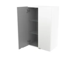 GoodHome Armoire de salle de bains blanc brillant l.60 x H.90 x P.36 cm, Imandra