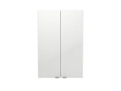 GoodHome Armoire de salle de bains faible profondeur blanc brillant l.60 x H.90 x P.15 cm, Imandra