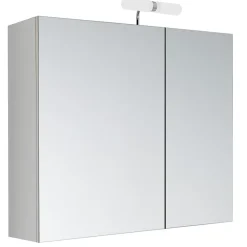 Planète Bain Armoire de toilette 60 cm éclairante Kle'o blanc mat