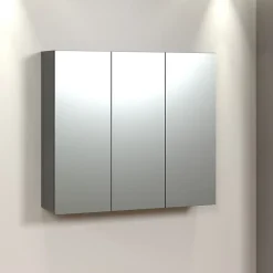 Calicosy Armoire de toilette 3 portes miroir L90 cm - PUREBLISS