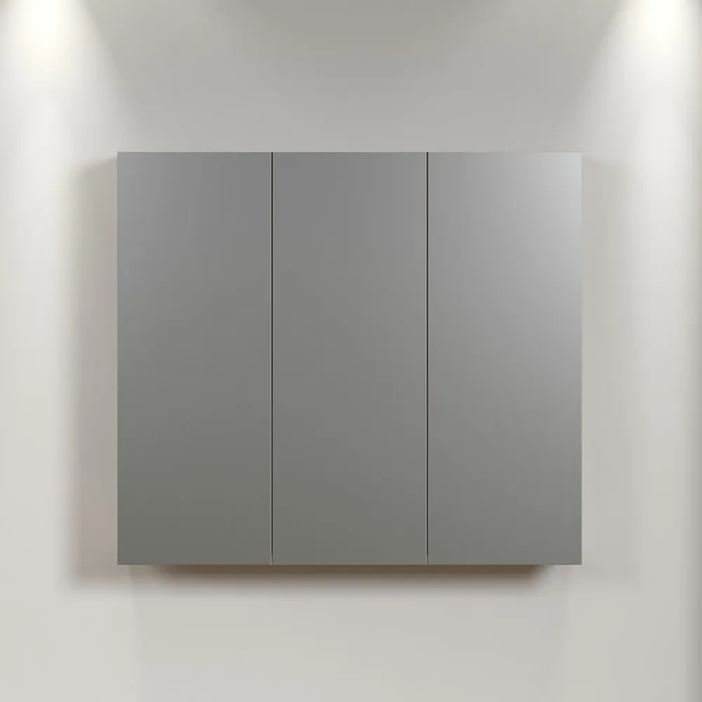 Calicosy Armoire de toilette 3 portes miroir L90 cm - PUREBLISS
