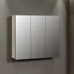 Calicosy Armoire de toilette 3 portes miroir L90 cm - PUREBLISS