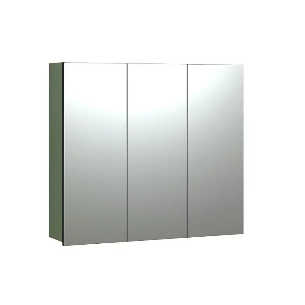 Etagère Salle De Bains|Calicosy Armoire de toilette 3 portes miroir L90 cm - PUREBLISS