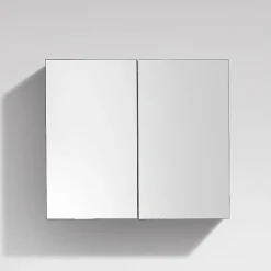 Armoire De Toilette|Stano Armoire de toilette bloc-miroir SIENA largeur 80 cm blanc laque