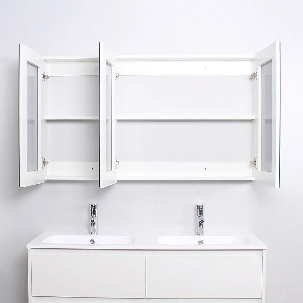 Armoire De Toilette|Stano Armoire de toilette bloc-miroir FORTINA largeur 120 cm blanc