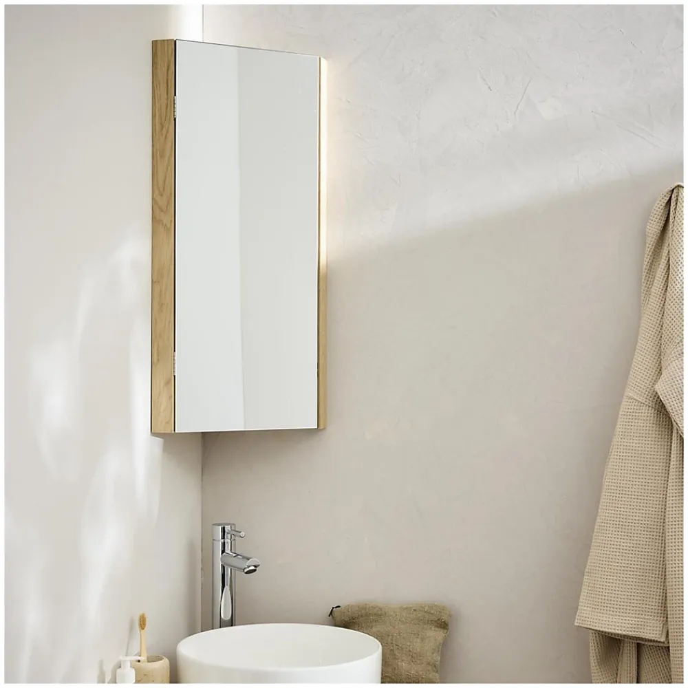 Mob-In Armoire de toilette d'angle CLEO