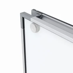 Sirhona Armoire de toilette en Aluminium Miroir multi-surfaces 65x60 cm Interrupteur tactile LED + Anti-buée + Prise rasoir
