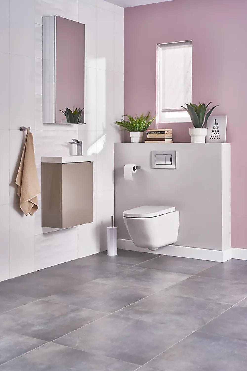 Armoire De Toilette|Meuble De Salle De Bains Faible Profondeur|GoodHome Armoire de toilette miroir l.40 x H.90 x P.15 cm, Imandra