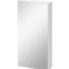 Armoire De Toilette|Planète Bain Armoire de toilette miroir 40 cm blanc brillant Malta