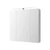 Armoire De Toilette|Meuble De Salle De Bains Faible Profondeur|Ml-Design Armoire de toilette salle de bain avec miroir et LED 72,4x72x15 cm
