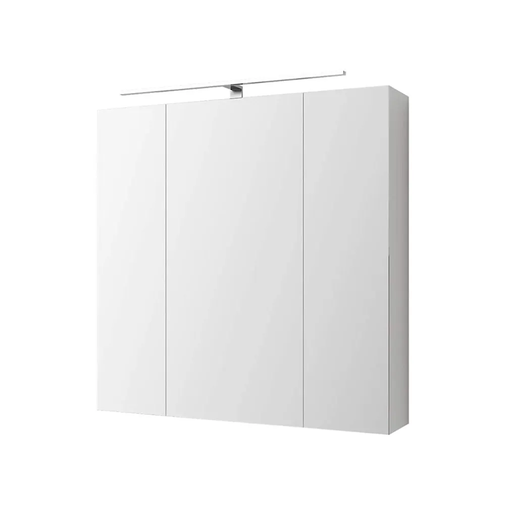 Armoire De Toilette|Meuble De Salle De Bains Faible Profondeur|Ml-Design Armoire de toilette salle de bain avec miroir et LED 72,4x72x15 cm