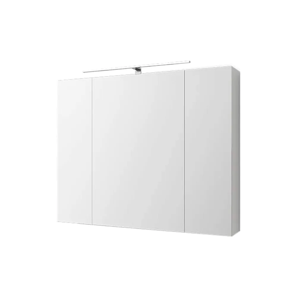 Ml-Design Armoire de toilette salle de bain avec miroir et LED 90,4x72x15 cm