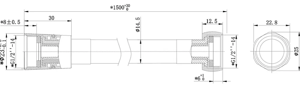 Bernstein Armoire de toilette suspendue Chêne miel 80x18x70cm (LxPxH) 2 portes miroir, éclairage LED, tablettes en verre - SOLO