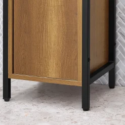 Sobuy Armoire Haute Placard de Rangement, BZR62-PF,