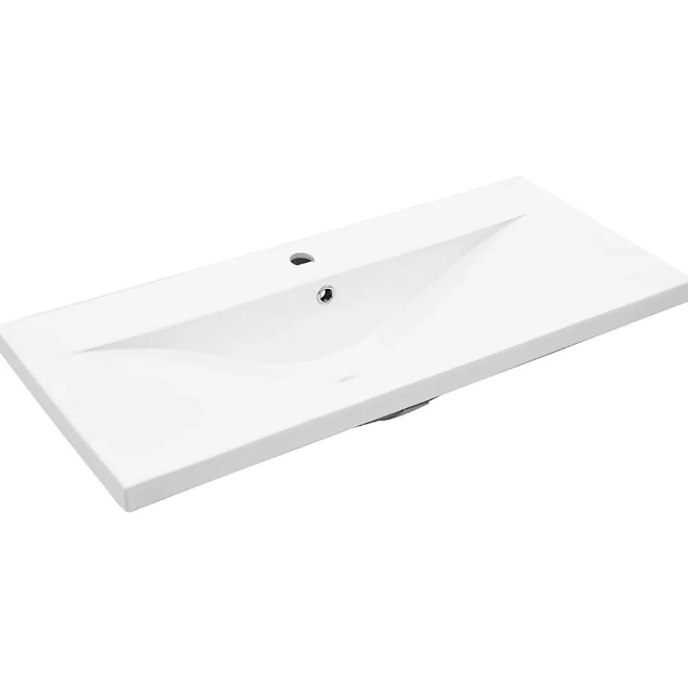 Vidaxl Armoire lavabo de bain avec bassin intégré chêne artisanal