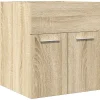 Vidaxl Armoire lavabo de salle de bain chêne sonoma 41x38,5x46 cm