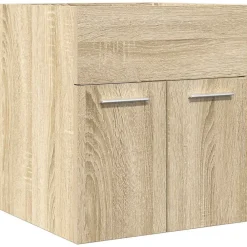 Vidaxl Armoire lavabo de salle de bain chêne sonoma 41x38,5x46 cm