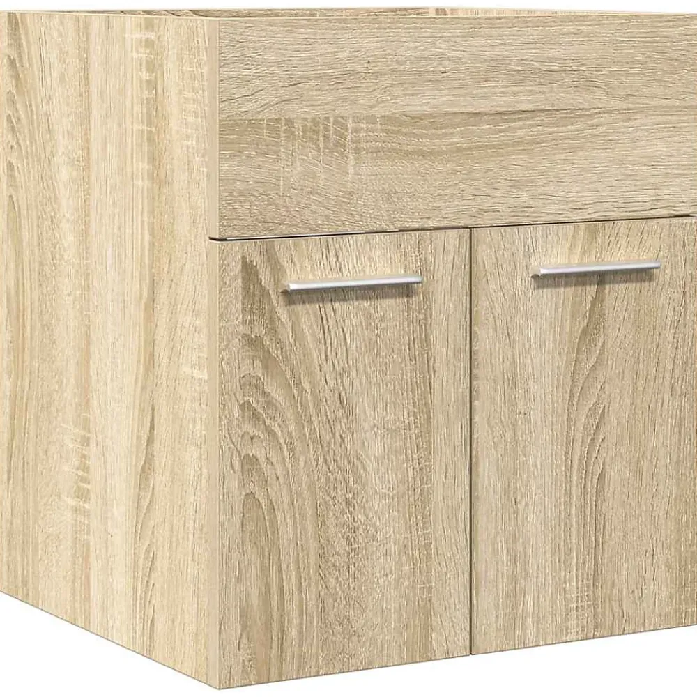Vidaxl Armoire lavabo de salle de bain chêne sonoma 41x38,5x46 cm