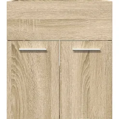 Vidaxl Armoire lavabo de salle de bain chêne sonoma 41x38,5x46 cm