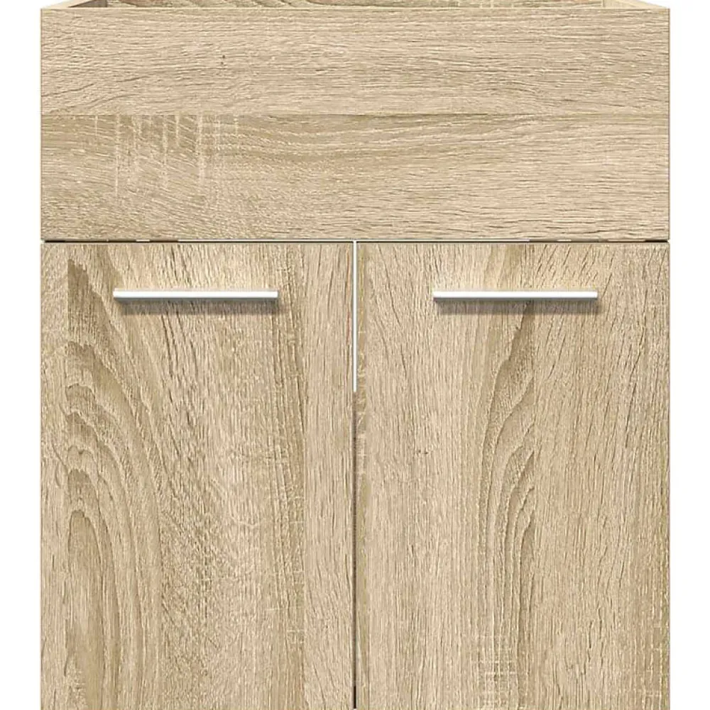 Vidaxl Armoire lavabo de salle de bain chêne sonoma 41x38,5x46 cm