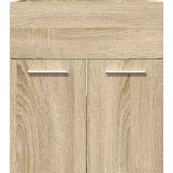 Vidaxl Armoire lavabo de salle de bain chêne sonoma 41x38,5x46 cm