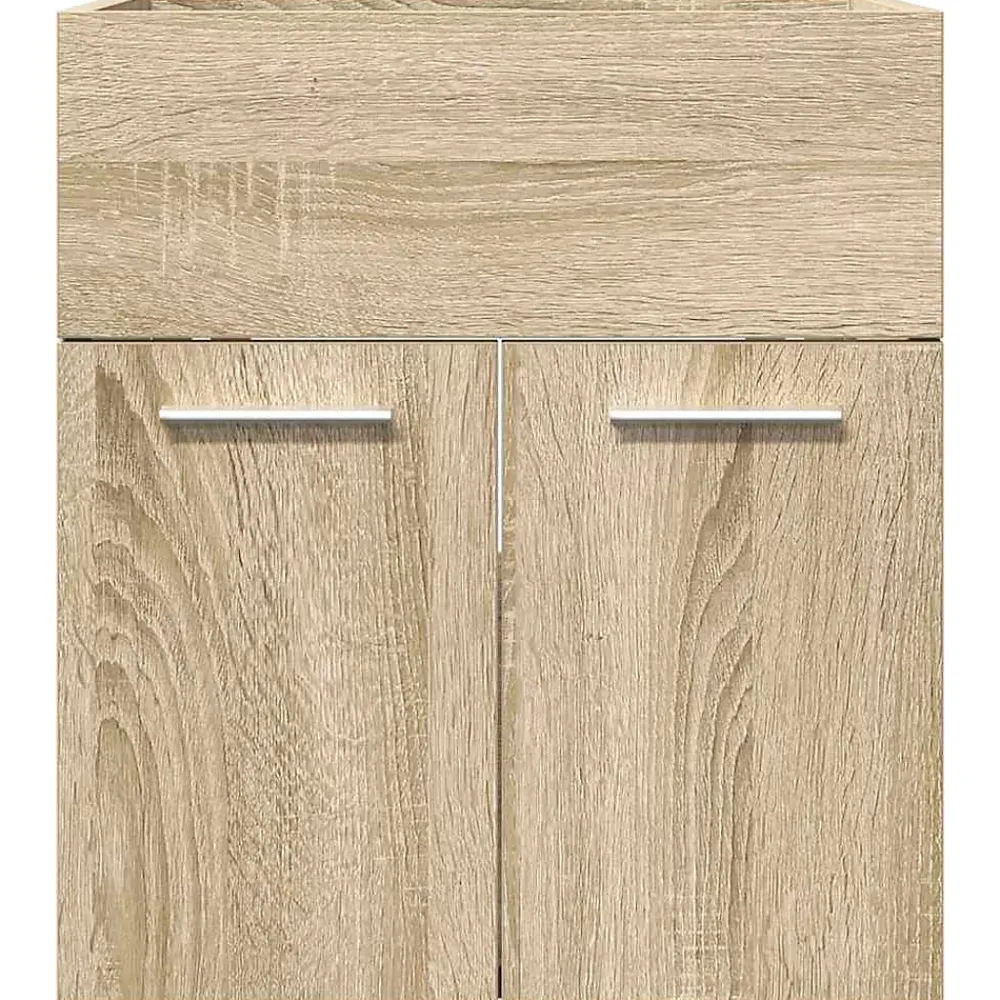 Vidaxl Armoire lavabo de salle de bain chêne sonoma 41x38,5x46 cm